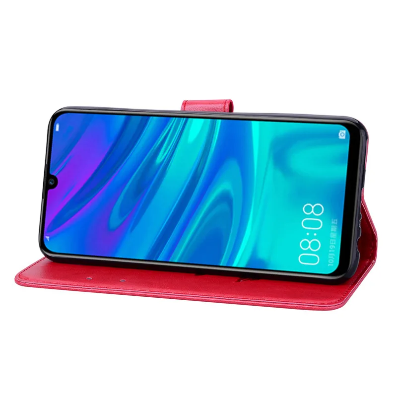 Чехол Кошелек с объемным цветком для Huawei Honor 10i 10 Lite 8X 8S флип чехол из