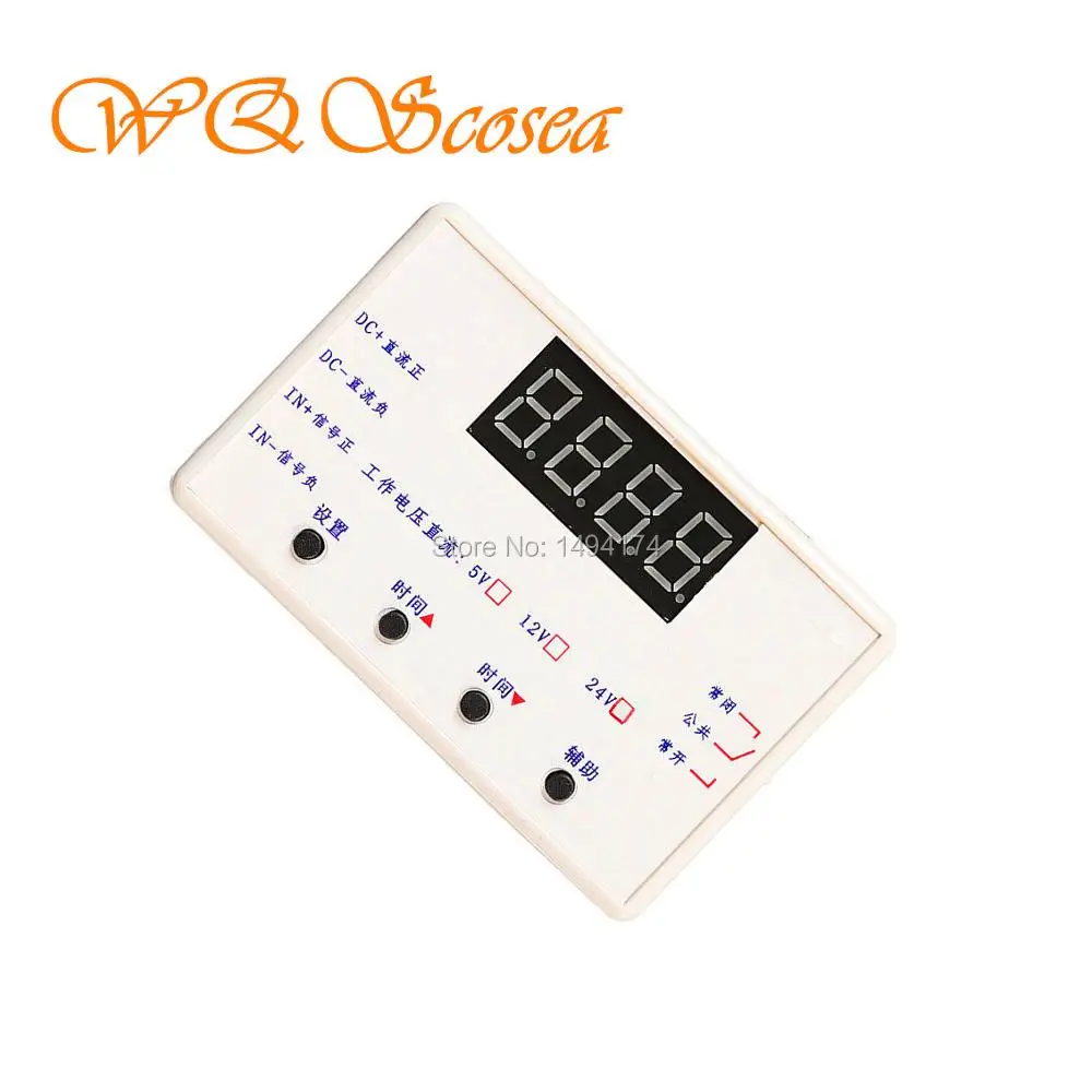 WQScosea Q8S335 5V 5A LED Self-lock Trigger Power On Off Cycle Delay Time Relay PLC Automation Timer Switch Module + Case | Компьютеры и