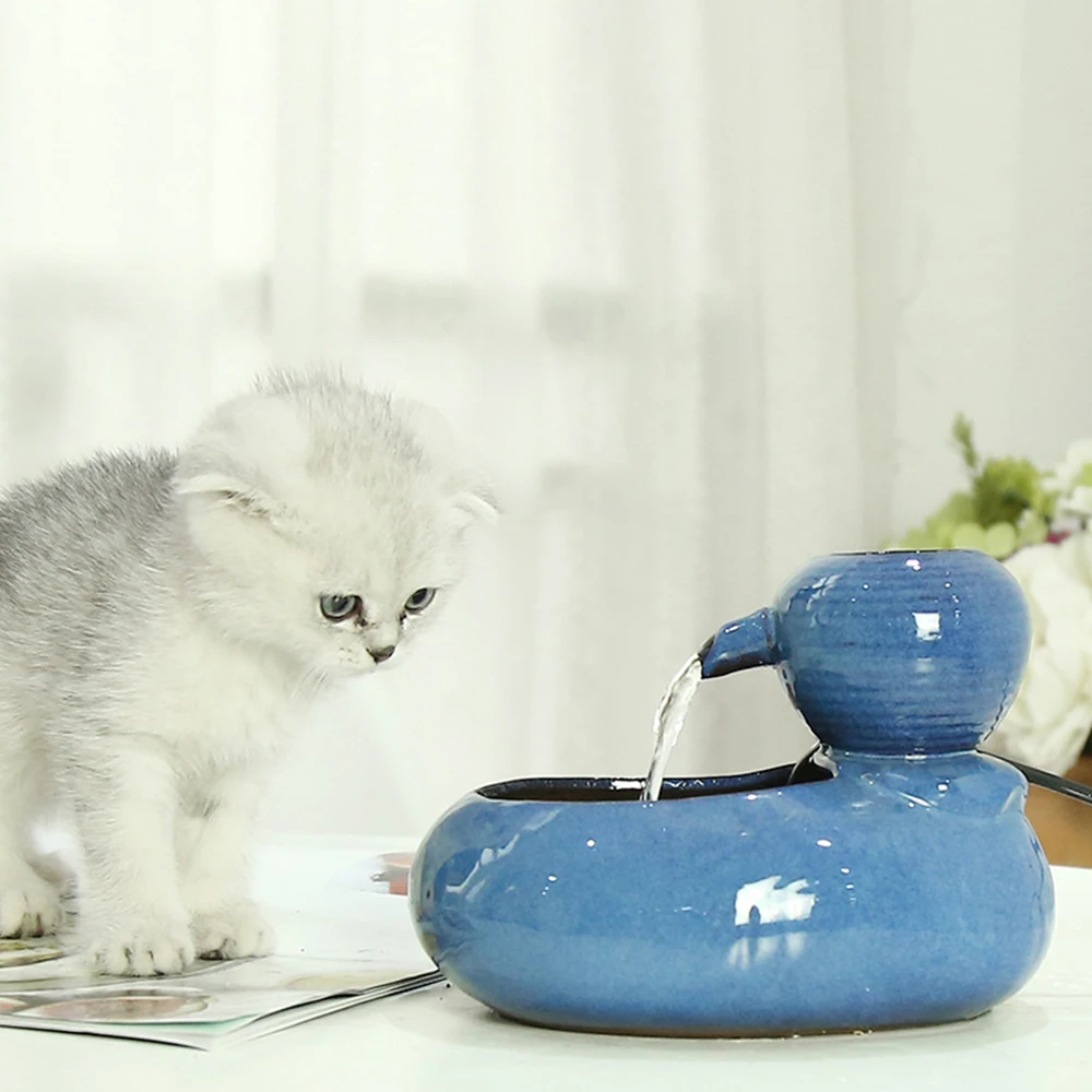 

500ml Capacity Automatic Cat Dog Electric Pet Drinking Fountain With Led Pet Bowl Drinking Water Dispenser Drink Filter Safe