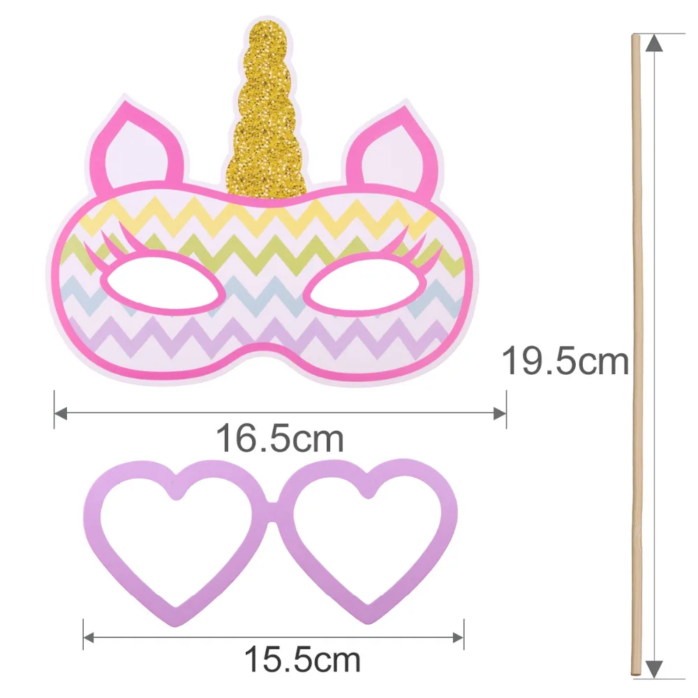 Fengrise Unicorn Party Favors Photo Booth Props Birthday Unicorn Photobooth Unicorn Party Decorations Baby Shower Accessories Buy At The Price Of 4 13 In Aliexpress Com Imall Com