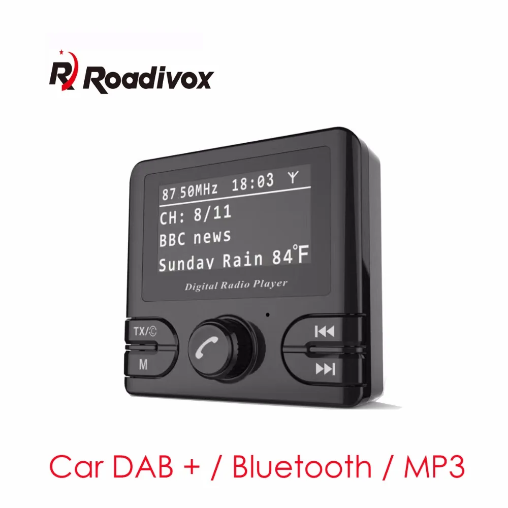 Car DAB Radio Adapter Universal Auto DAB Radio Receiver Bluetooth FM