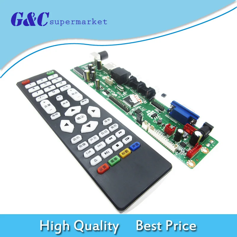 HDMI USB Interface LCD TV Controller Board TV Motherboard TV V29 VGA AV