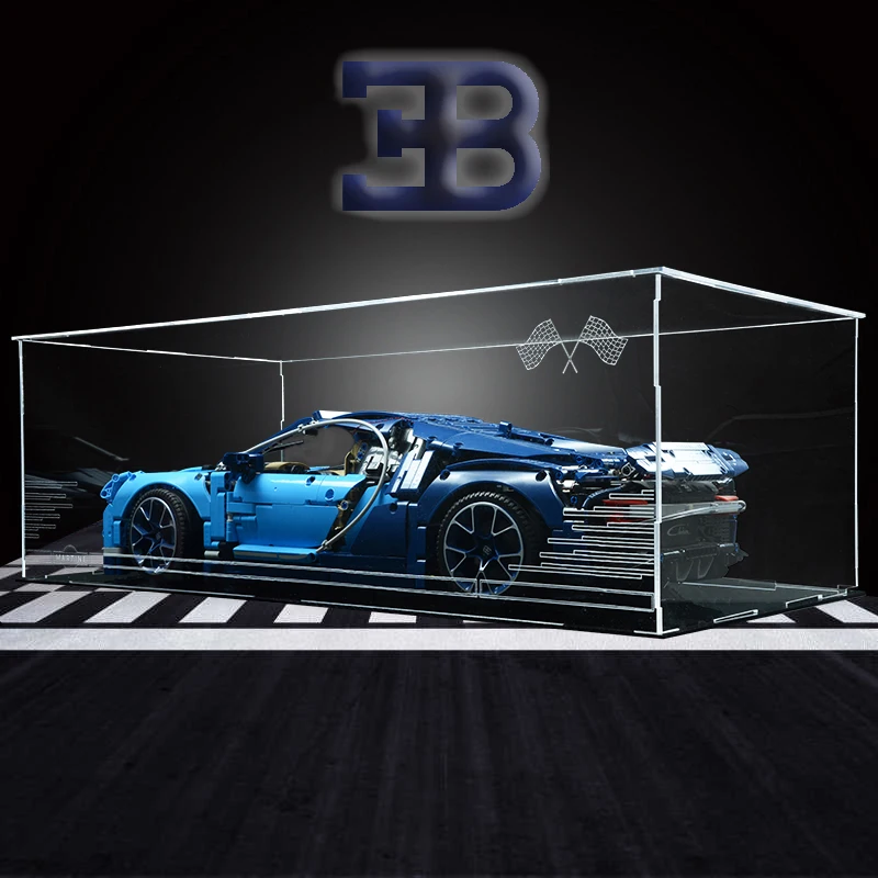 

lego display case box for lego technic lego Bugatti Chiron 42083 building block model decool 3368 20001 20086 3388