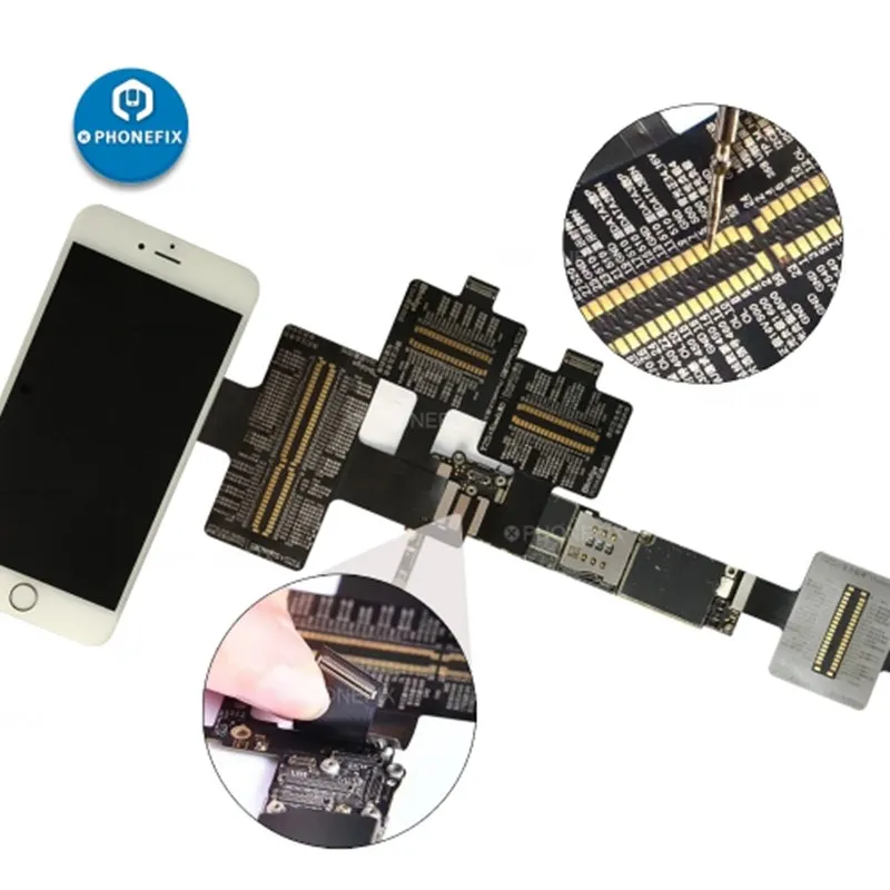 QIANLI iBridge FPC Тестовый Кабель для iPhone 6/6 P/6 S/6SP/7/7 P/8/8 P/X ремонт материнской платы PCB Проверка неисправностей для ремонта iPhone