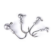 5 шт. рыболовные Крючки рыболовные снасти Мягкая приманка Вибрационный крючок открытая свинцовая головка джиг инструменты для ловли с крюка