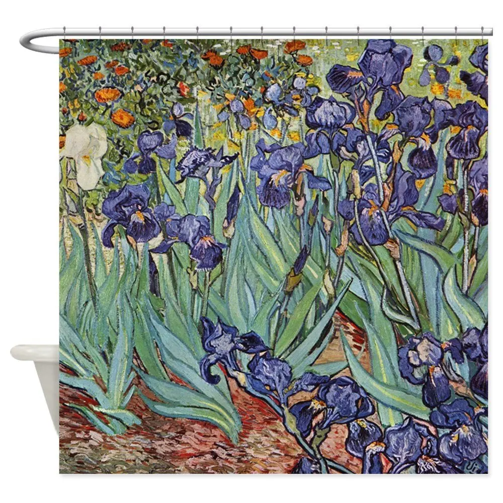 Buy Irises By Van Gogh Impressionist Painting Shower C