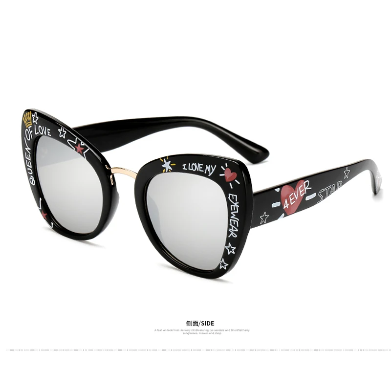 Модные сексуальные солнцезащитные очки с кошачьим глазом черепаха оправа Оттенки Солнцезащитные очки женские винтажные черные коричневые солнцезащитные очки lentes de sol mujer - Цвет линз: c6-black-silver
