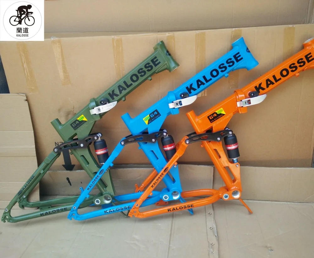 Excellent Kaloss DIY colors  bicycle parts  Folding  Fat bike frame  snow bike frame  26*17 inch ,  26*4.0 inch   Beach bike   frame 12
