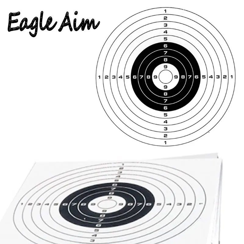 Страйкбол пластик BBS 40 шт./лот бумага для мишени Упаковка 5,5 ''x 5,5''(14x14 см)- для пейнтбола, пневматического пистолета свинцовых гранул, рогатки стали BBs