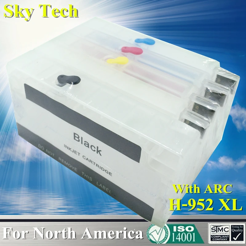 Пустой Запасной картридж с дугой для HP952 XL HP-952XL HP OfficeJet Pro 7740/8210/8710/8715/8720/8730 |