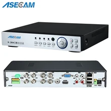 Супер 8CH AHD DVR AHD-H HD 1080 P видео Регистраторы H.264 камера с системой скрытого наблюдения ONVIF Network 8-канальный сетевой видеорегистратор для ip-многоязычная сигнализация