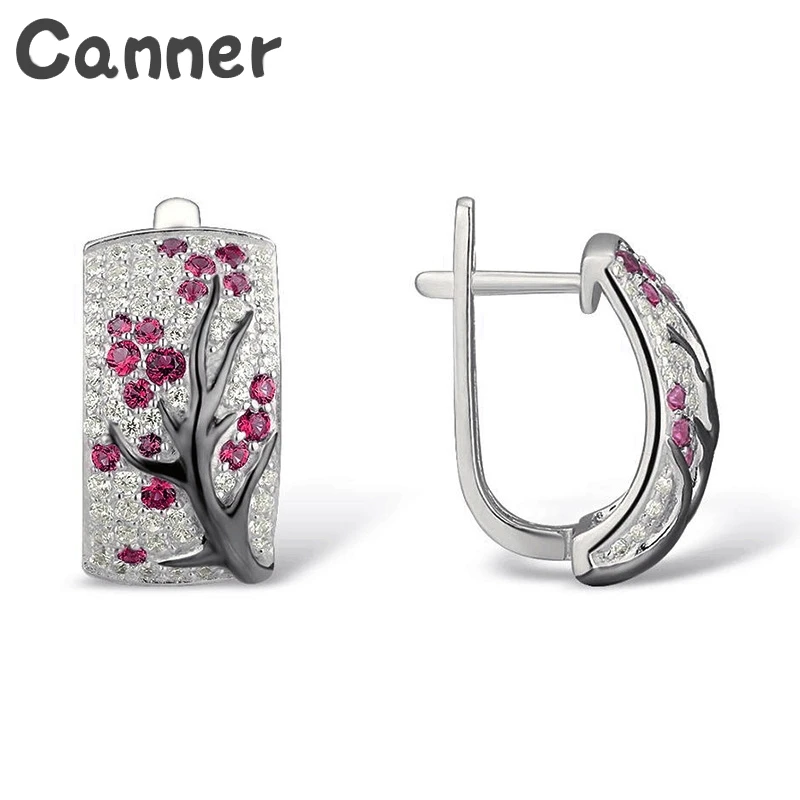 Canner, большие стразы, серьги-кольца для женщин, серьги в виде дерева, круглые серьги круги, модное ювелирное изделие, массивные серьги, подарок А4