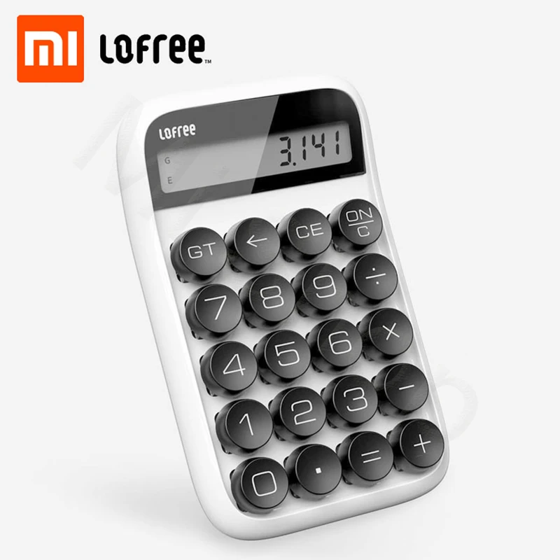

New Xiaomi Mijia Lofree Calculator detachable Computer Keycap LCD Display Intelligent Shutdown Function Student Calculation Tool
