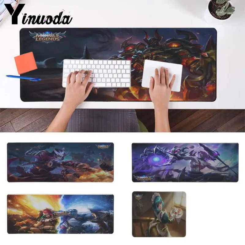 

Yinuoda Boy Gift Pad Mobile Legends Rubber Mouse Durable Desktop Mousepad rubber mouse pad computer game tablet mousepad anime