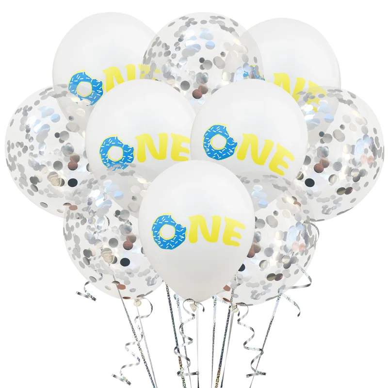 10Pcs Donut One Ballons Boy Girl First Birthday Latex Balloons Decoration Baby 1st Birthday Confetti Balloon Party Supplies 10Pcs Donut One Ballons Boy Girl First Birthday Latex Balloons Decoration Baby 1st Birthday Confetti Balloon Party Supplies