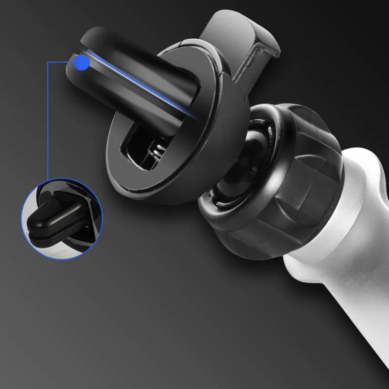 U-образный автомобиль мобильный телефон стенд кронштейн Air Vent Outlet gps держатель для iPhone X XR 8 7 HuaWei Xiaomi 6 8 SamSung s8 s9