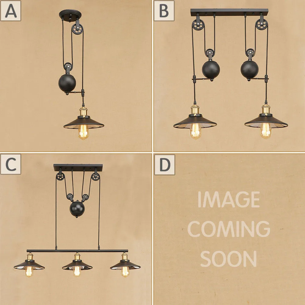 

Mirror style Minimalist creative retro industry pendant lamp Restaurant bar cafe pendant light Retractable art light MPL0012