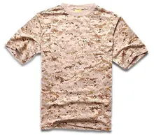 Outdoors Summer Hunting Camouflage T-shirt Men Breathable Army Tactical Combat short sleeves T Shirt Military Dry Camo Camp Tees