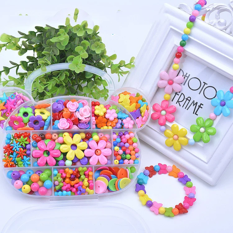 Бусы Игрушки для девочек ручной работы одежда ожерелья браслеты бусины Обучающие игрушки ювелирные изделия игрушки для детей креативный подарок