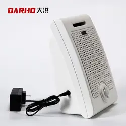 Darho Настенный PIR датчик движения Аудио Динамик инфракрасный нательный датчик сигнализации в общественных местах голосовое вещание sd-карта