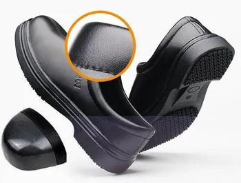 

oil resistant work shoes waterproof kitchen work shoes for men steel toe shoes