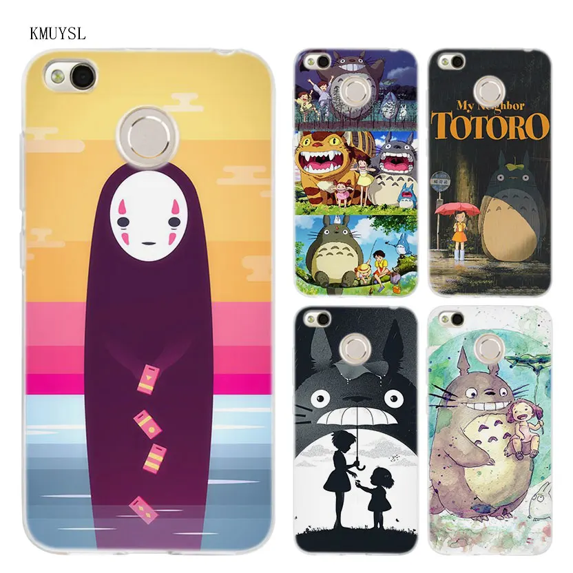 

KMUYSL My Neighbor Totoro Anime TPU Transparent Soft Case Cover for Xiaomi Redmi Note 4X 4 4A 5 Mi A1 A2 Plus S2