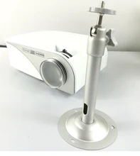 New Arrival Wall Ceiling LCD DLP Mini Projector Bracket 360 degree Swivel Mount Holder Sliver