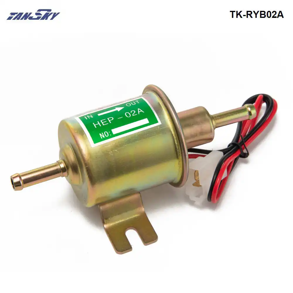 12V ELECTRIC FUEL PUMP INLINE DIESEL PETROL LOW PRESSURE HEP02A 47psi