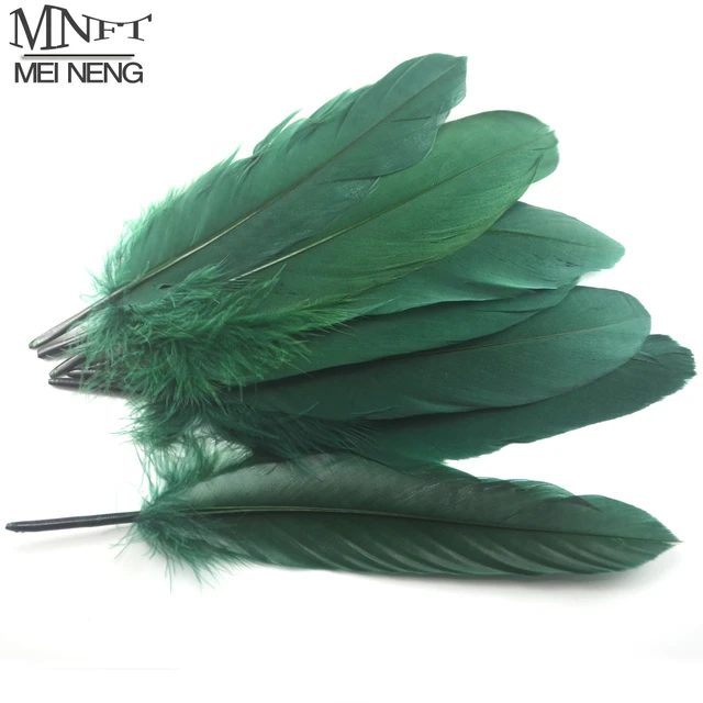 MNFT 50PCS/LOT Factory Wholesale Fishing Fly DIY Big Goose Green