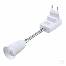 E27 лампочка, розетка патрон переходник преобразователь гибкий удлинитель с включения/выключения ЕС/США Plug