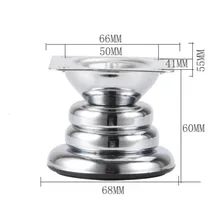 4 шт./лот H: 60 мм Железный диван ножной шкаф для мебели ножки