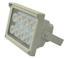 1pcs outdoor Array White-Light illuminator night vision Lamp for CCTV Camera 8 Array LED Built-in Light Sensor
