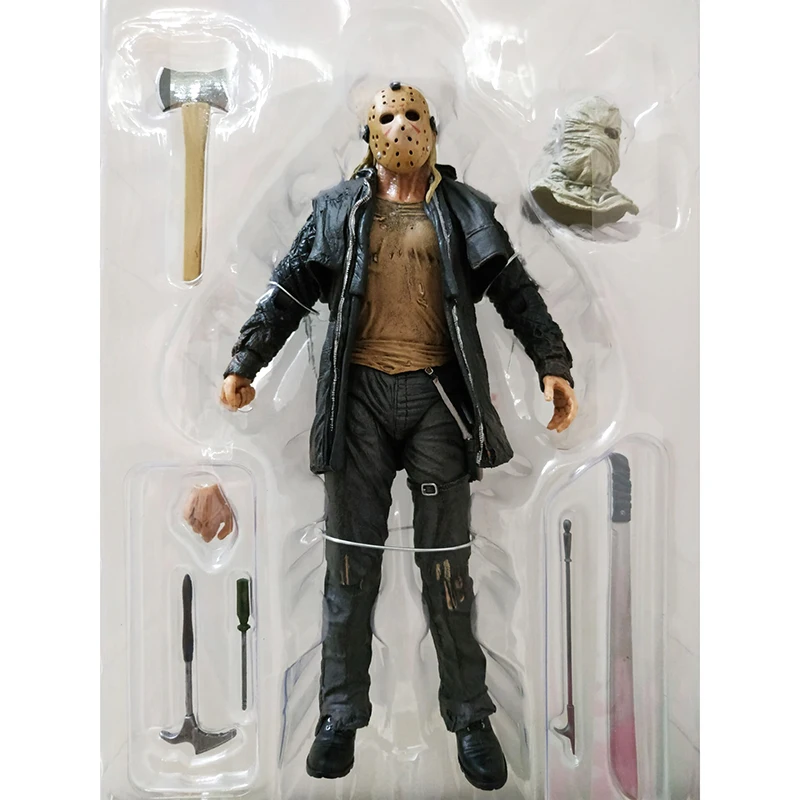 Оригинальная фигурка NECA пятница 13 го Джейсона 2009 ремейк вурхеса Делюкс издание