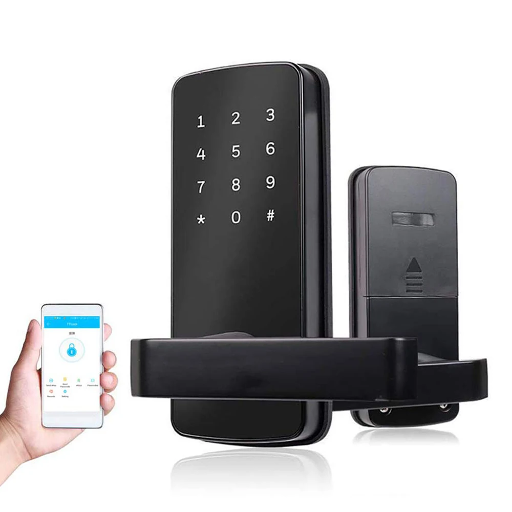 

TTLock App Smart Bluetooth Digital Door Lock Wifi Touch Keypad Code Korea Style Phone Control Keyless Entry Electronic Door Lock