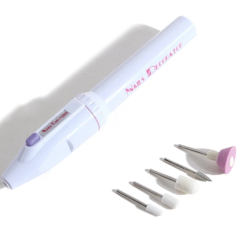 

1 Set Electric Manicure Nail Drill File Grinder Grooming Kit Nail Buffer Polisher Acrylic Gel Remover Nail Manicure Tool