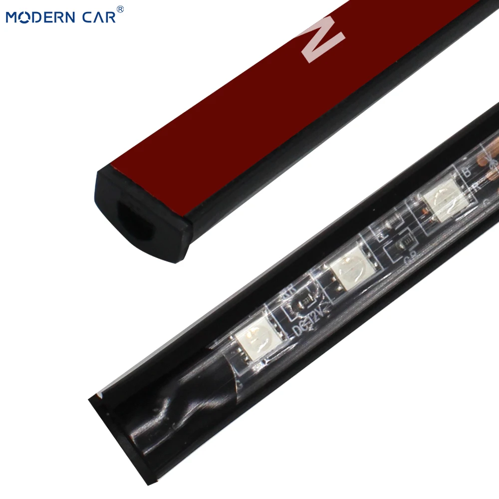 Современный автомобиль 4 в 1 приложение Светодиодная лента светильник гибкий RGB шасси нижний светильник s пульт дистанционного управления атмосферная лампа 60/90 см 90/120 см