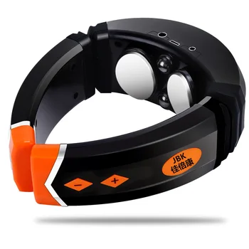 

Wireless Cervical Vertebra Massager Electric Pulse Massage With Talking Music magnetic effection Relax our Neck and Enjoy life