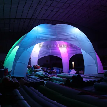 

Free delivery Marquee Inflatable Igloo Tent Inflatable Car Roof Tents with five legs N LED Lights for Outdoor freddy toys