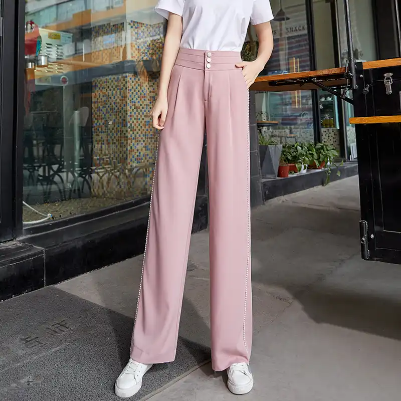 Pink chiffon trousers Clearance