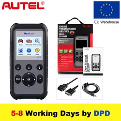 Autel ML629 OBD2 Автомобильный сканер для диагностики инструмент OBDII код читателя + ABS/SRS авто инструмент, тесто, чем Старт X431 автоматический