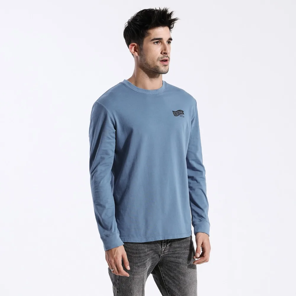 SIMWOOD Long Sleeved T-Shirt Men Fashion Spring New Tops Letter O-neck Tshirt Casual Streetwear 100% cotton 2019 Tees 180482 SIMWOOD Long Sleeved T-Shirt Men Fashion Spring New Tops Letter O-neck Tshirt Casual Streetwear 100% cotton 2019 Tees 180482