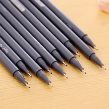 10pcs/set Watercolor Pencils Hook Line Pen Art Supplies for Kids Drawing Set Stationery Copic Sketch Markers School Supplies