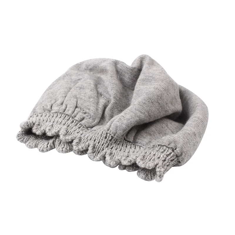 Knitted White Baby Beret Hat For Girls Bow Pricess Baby Beanie Double Layer Autumn Winter Girls Hat High Quality Baby Girls Hat (12)