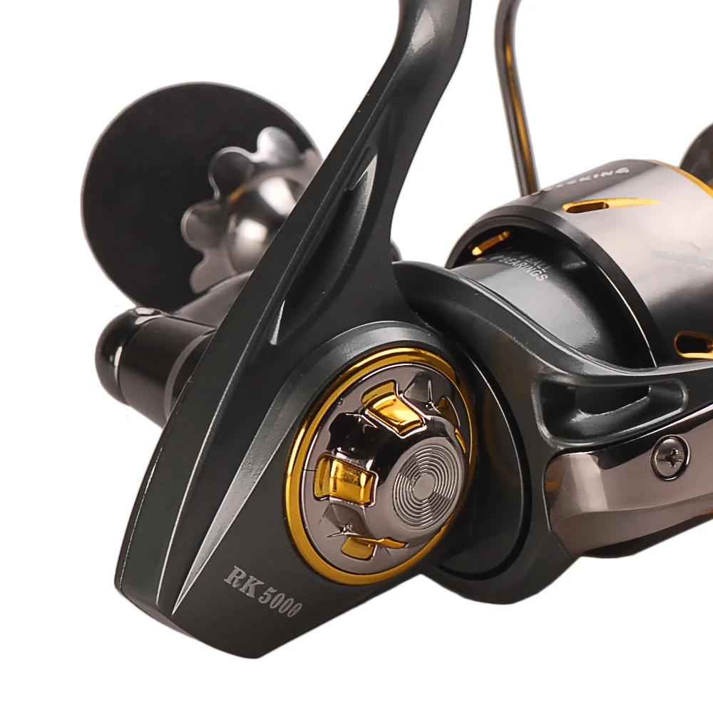 Barco de Pesca de Arrasto Carretilha de Pesca Yumoshi 1 5.1: Sério Spinning Reels Oceano 12.12 Kg-15.58 kg Roda rk 5000-9000 14bb 5.3: 13 1 sério Spinning Reels Oceano Barco de