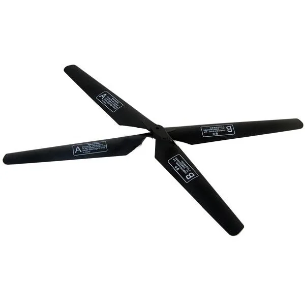 4pcs 15cm Rotor Blades Wings for RC Helicopter Toy (Black)in Parts