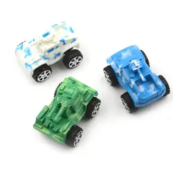Детская Пластмассовая головоломка машинка с инерционным механизмом Diecasts Военная война Мини Танк модель автомобиля классическая игрушка