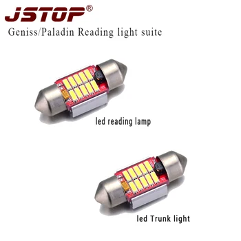 

JSTOP 2pcs/set geniss paladin Leselicht liseuse LED reading Lights 12-24V 6000k car Trunk lamp c5w 31mm festoon led canbus bulbs