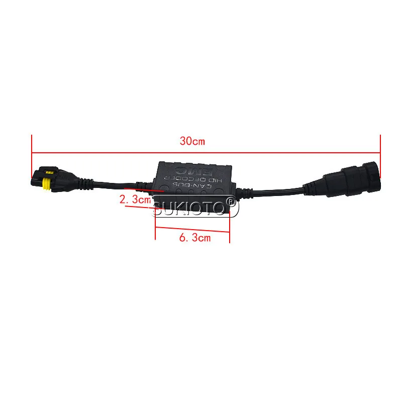 SUKIOTO Fast Bright AC 55W F5 HID Ballast Xenon Kit 5500K Xenon H1 H3 H7 H11 HB3 HB4 9012 D2H HID Car Headlight Bulb 55W HID Kit (5)