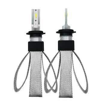 

2 X H7 COB LED Car SUV Headlight Bulb 30W 4800LM 9V-36V IP68 Waterproof 6000K Cold White Copper Belt 360 Degree Beam for T8