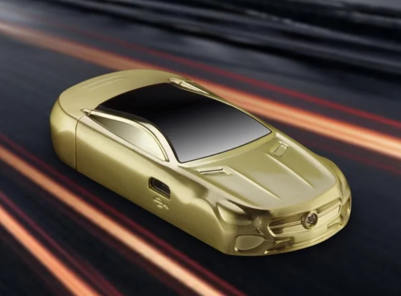 Новая модель автомобиля электронная сигарета зажигалка двойная дуга плазма USB Зажигалка перезаряжаемая электрическая зажигалка металлический мужской подарок - Цвет: gold 1
